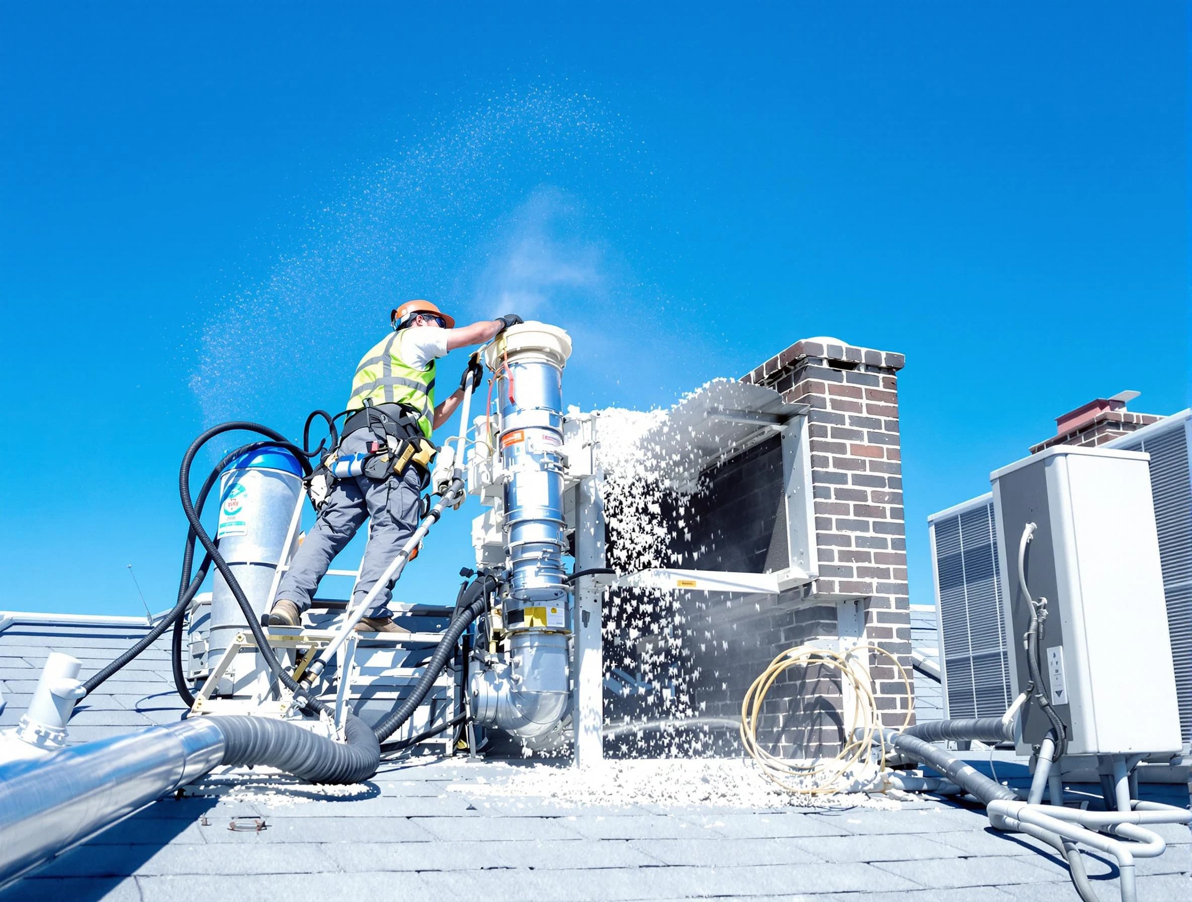 Expert roof dryer vent cleaning by Pawtucket Dryer Vent Cleaning in Pawtucket