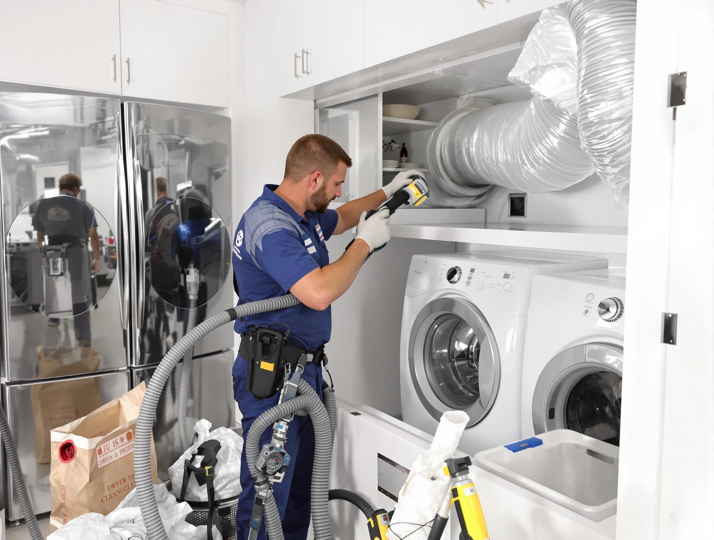 Professional duct cleaning by Pawtucket Dryer Vent Cleaning in Pawtucket