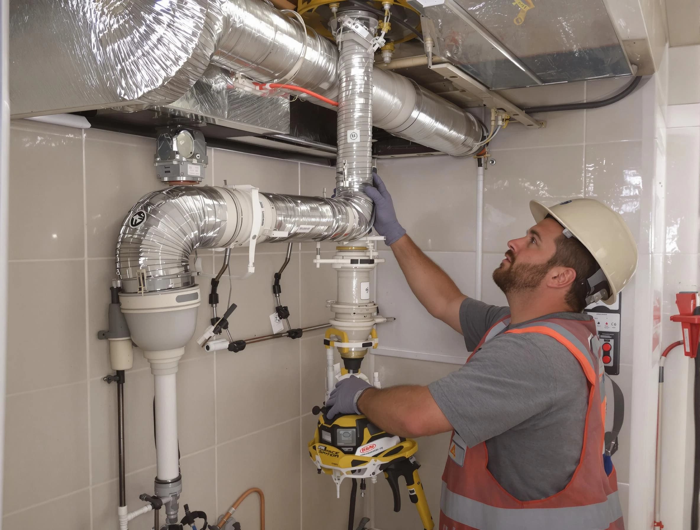 Pawtucket Dryer Vent Cleaning expert performing professional dryer vent repair and installation in Pawtucket