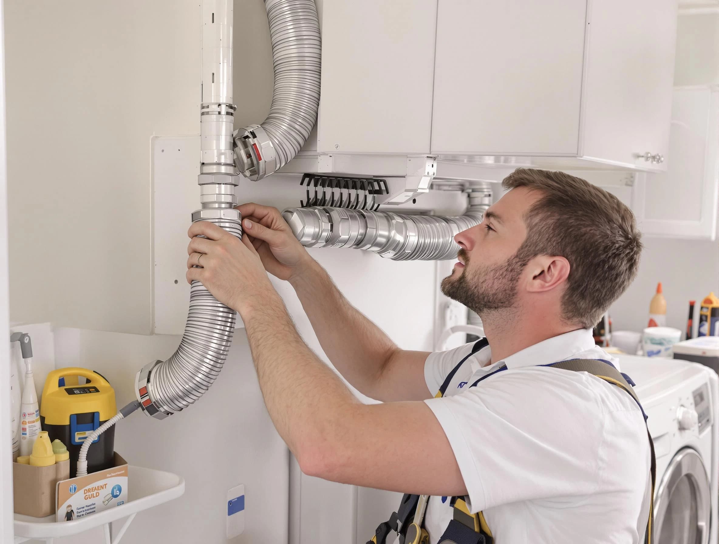 Professional dryer vent repair and installation by Pawtucket Dryer Vent Cleaning in Pawtucket