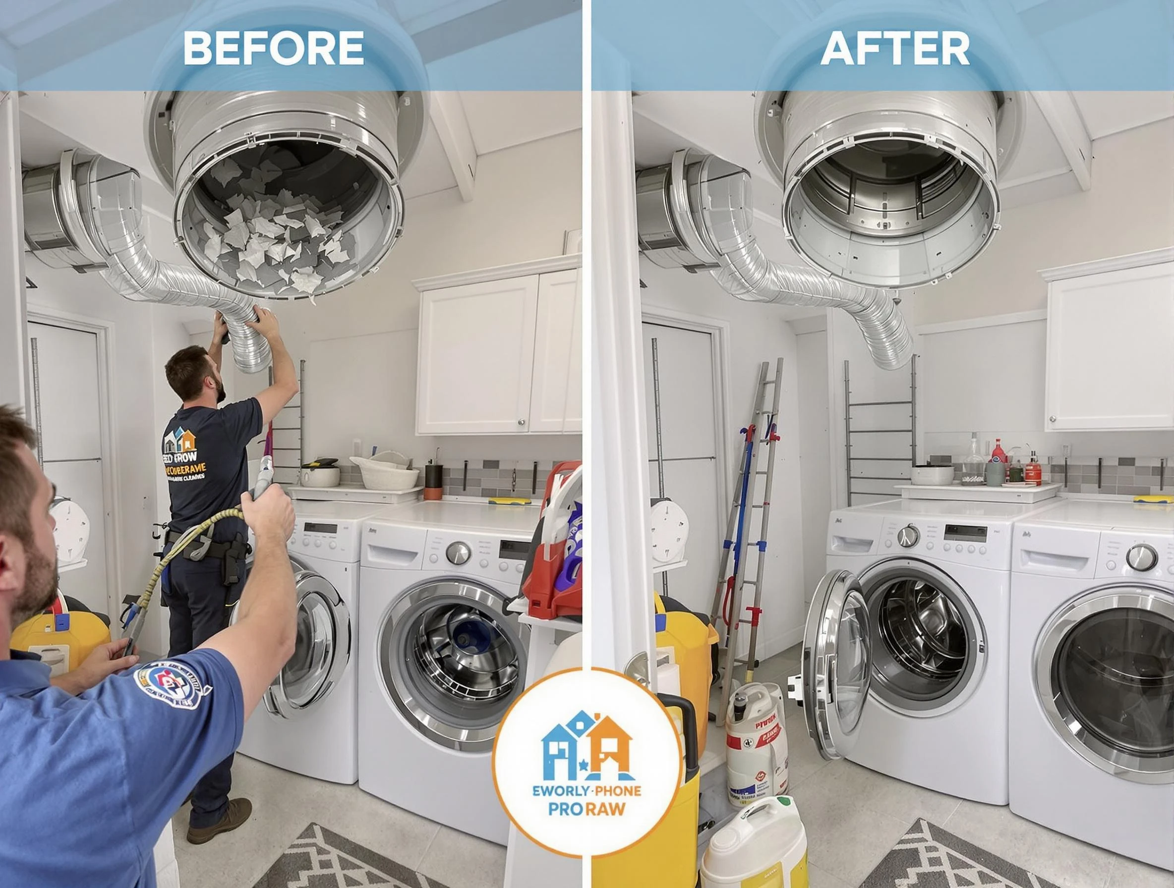 Residential dryer vent cleaning by Pawtucket Dryer Vent Cleaning in Pawtucket